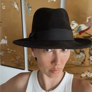 Felt Bailey Hat Black